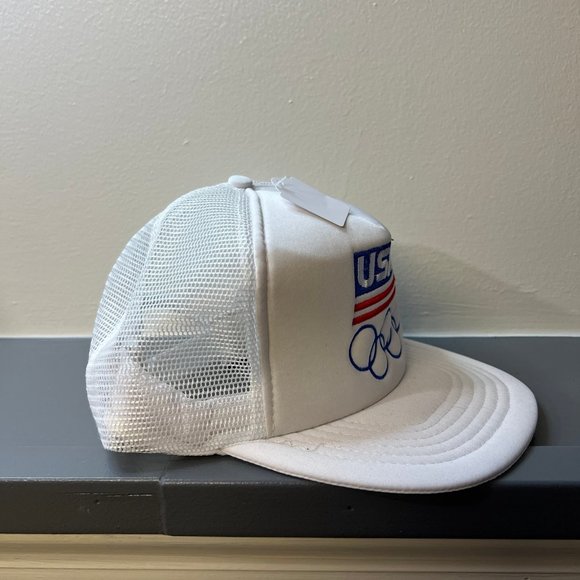 Vintage USA 1988 Seoul Olympics Trucker Hat Snapback Cap Mesh - Picture 4 of 7